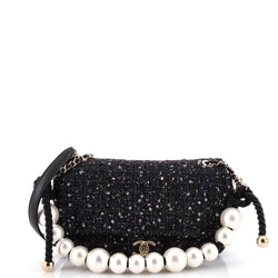 Chanel Pearl Handle Flap Bag Quilted