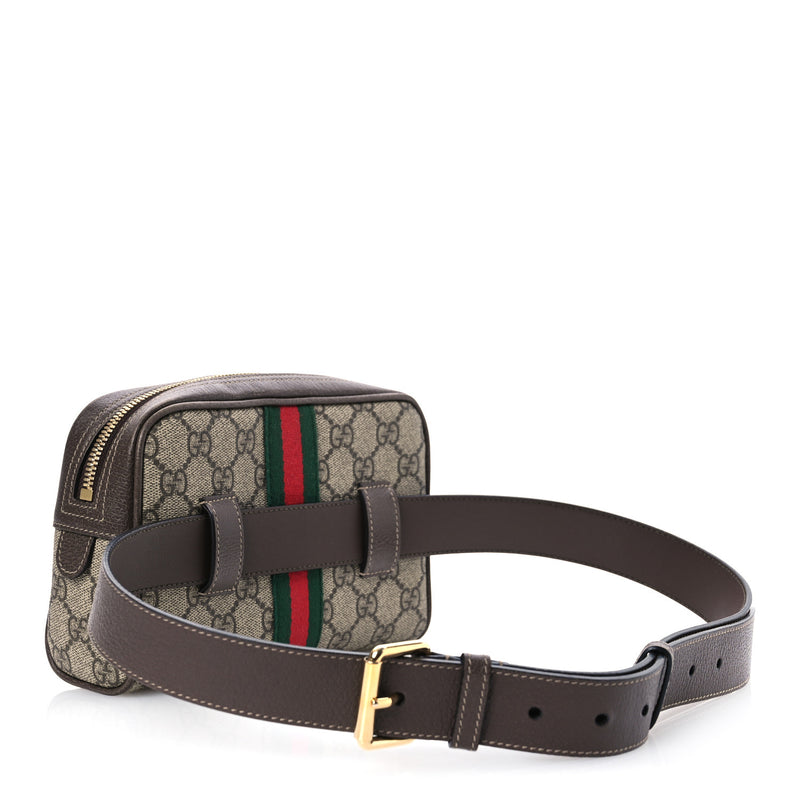 Gucci Gg Supreme Web Small Ophidia Belt