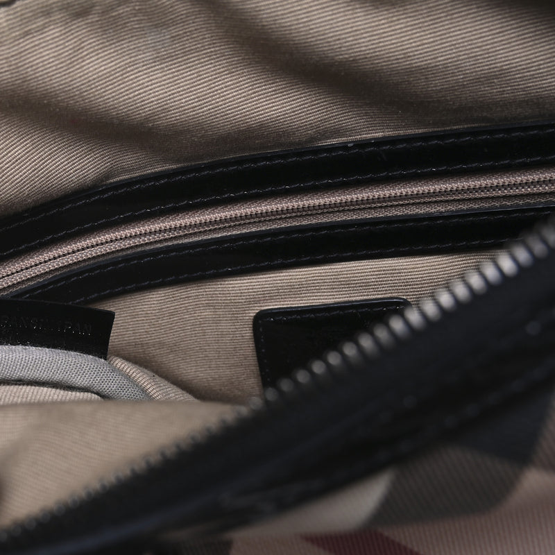 Burberry Nova Check Patent Small Chester