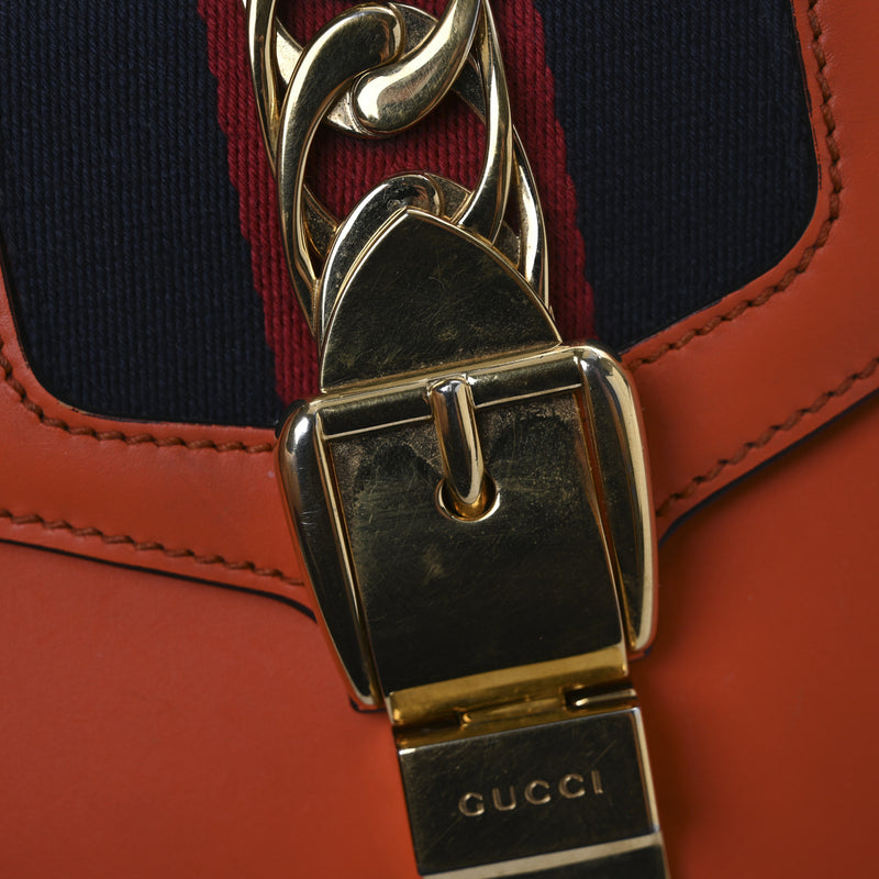 Gucci Vitello Fontanella Web Mini Sylvie
