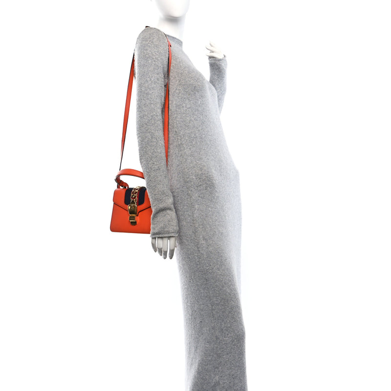 Gucci Vitello Fontanella Web Mini Sylvie