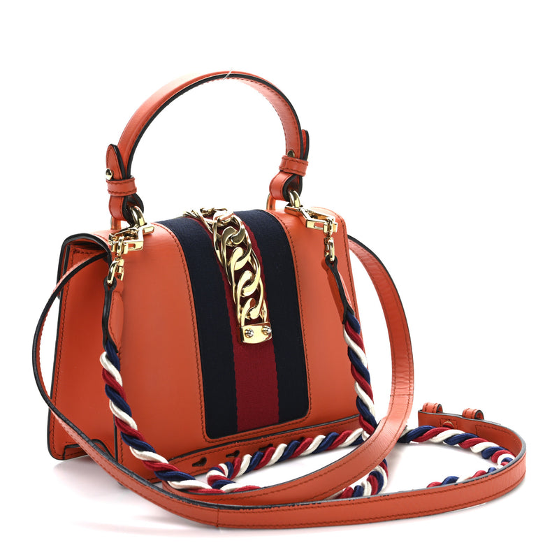 Gucci Vitello Fontanella Web Mini Sylvie