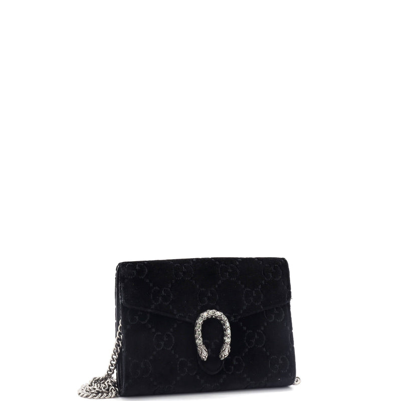 Gucci Dionysus Chain Wallet Gg Velvet