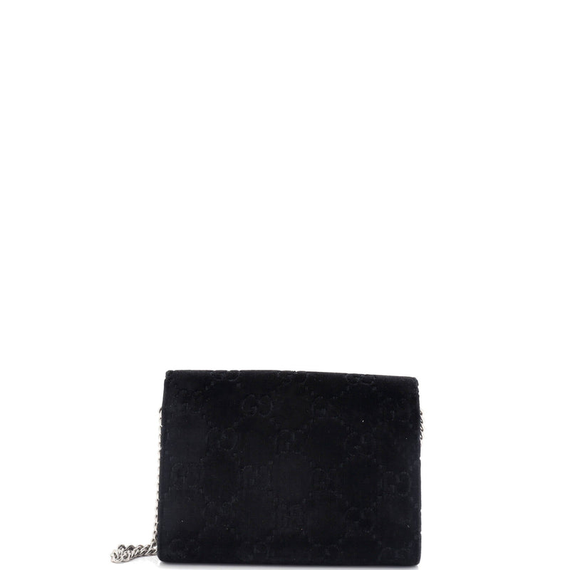 Gucci Dionysus Chain Wallet Gg Velvet