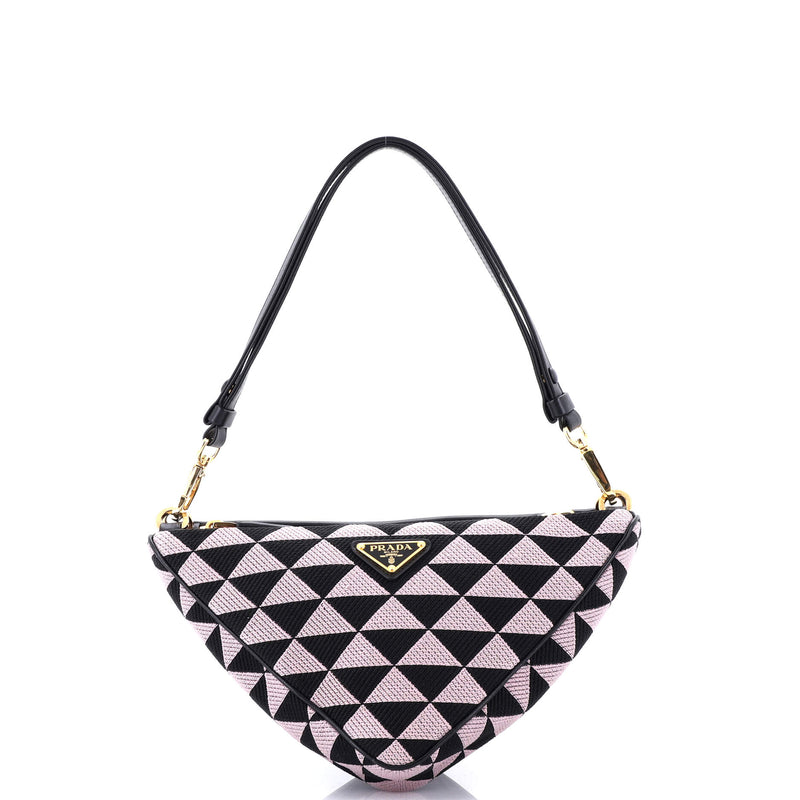 Prada Double Symbole Triangle Bag