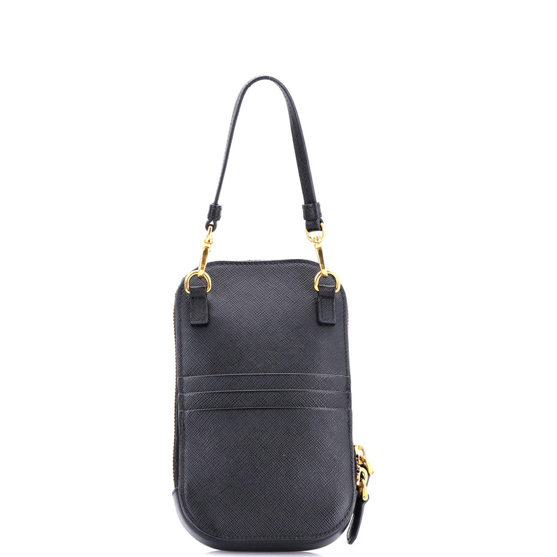 Prada Zip Phone Holder Crossbody Bag