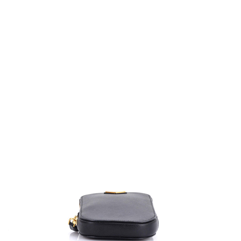 Prada Zip Phone Holder Crossbody Bag