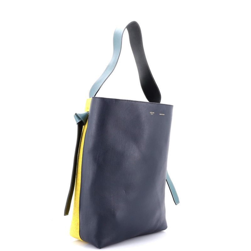 Celine Twisted Cabas Tote Leather And