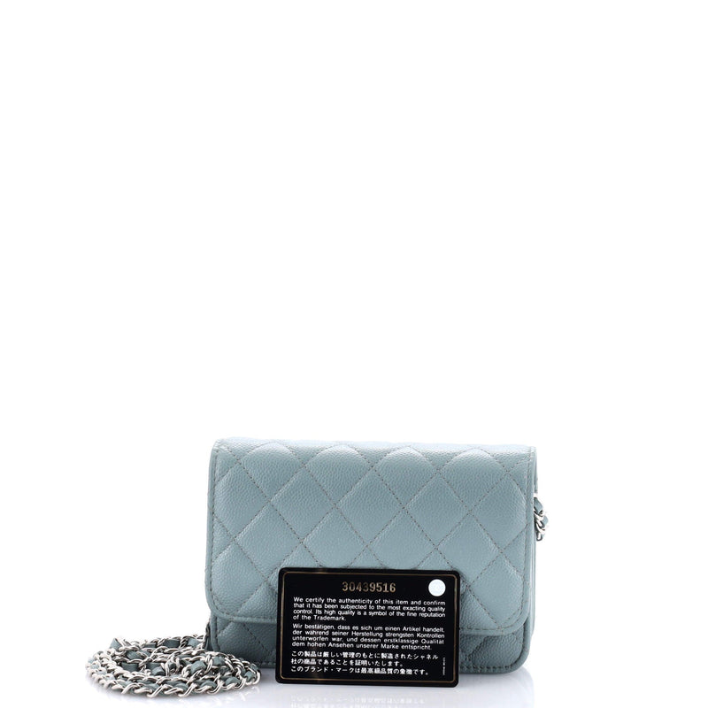 Chanel Wallet On Chain Quilted Caviar