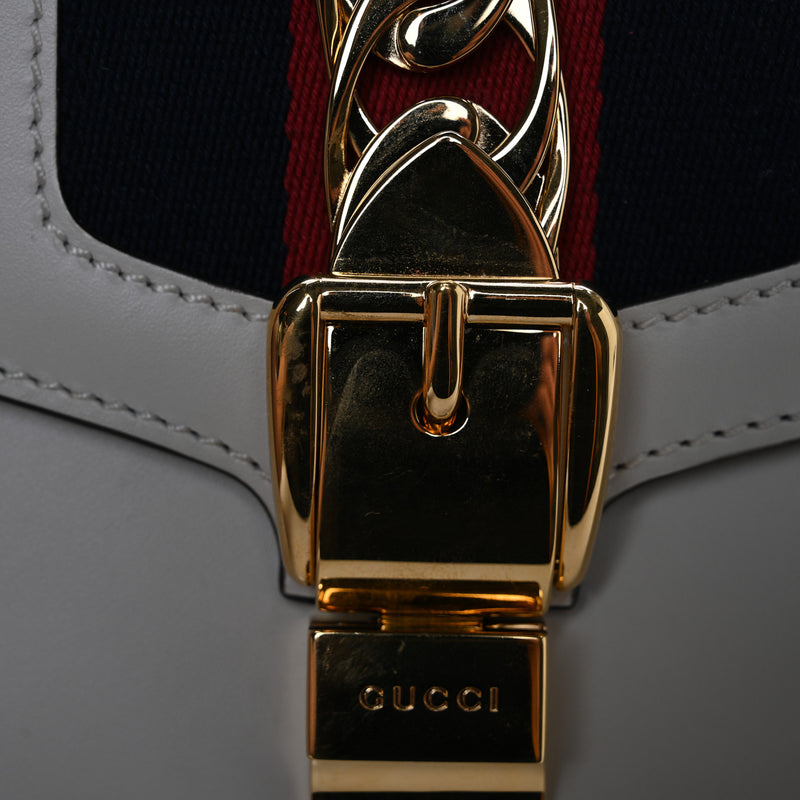 Gucci Calfskin Small Sylvie Shoulder Bag