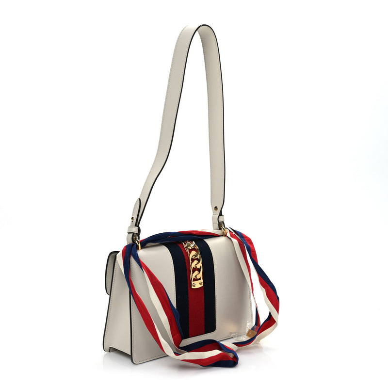 Gucci Calfskin Small Sylvie Shoulder Bag