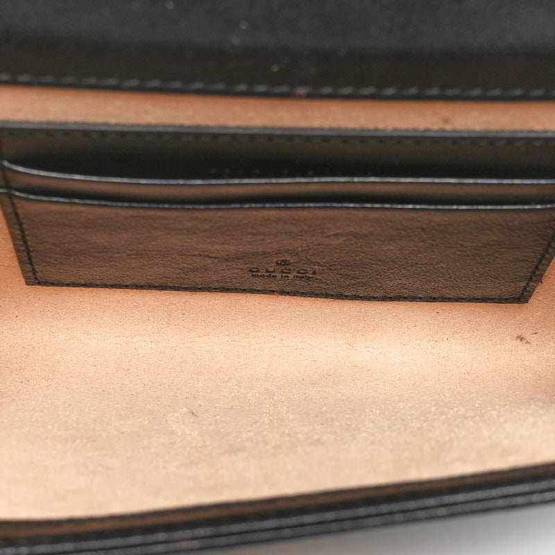 Gucci Textured Calfskin Web Small Rajah
