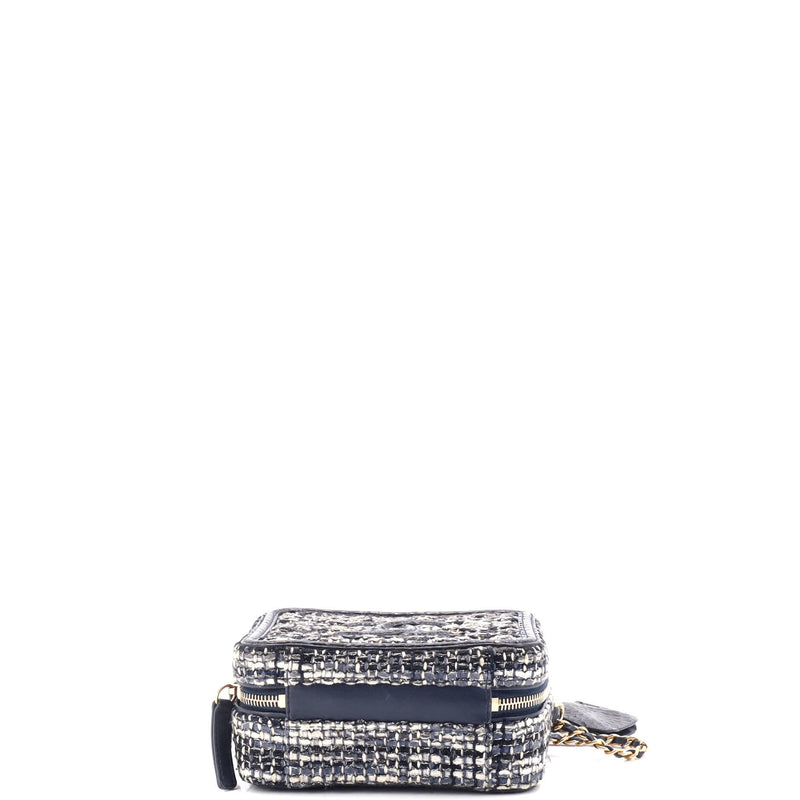 Chanel Filigree Vanity Case Quilted