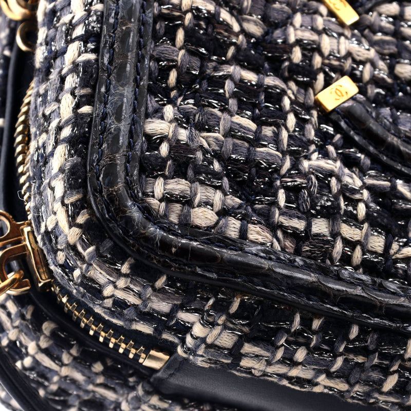 Chanel Filigree Vanity Case Quilted