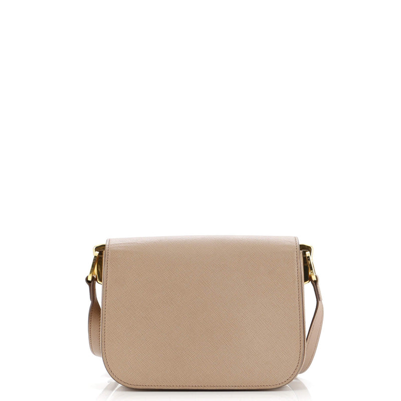 Prada Embleme Flap Bag Saffiano Leather
