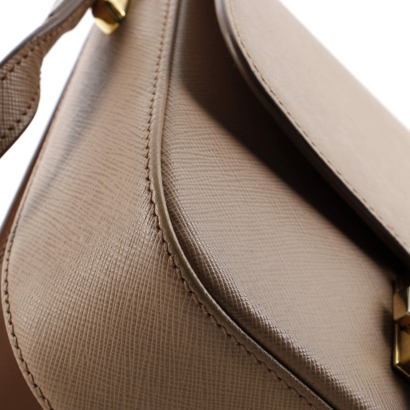 Prada Embleme Flap Bag Saffiano Leather