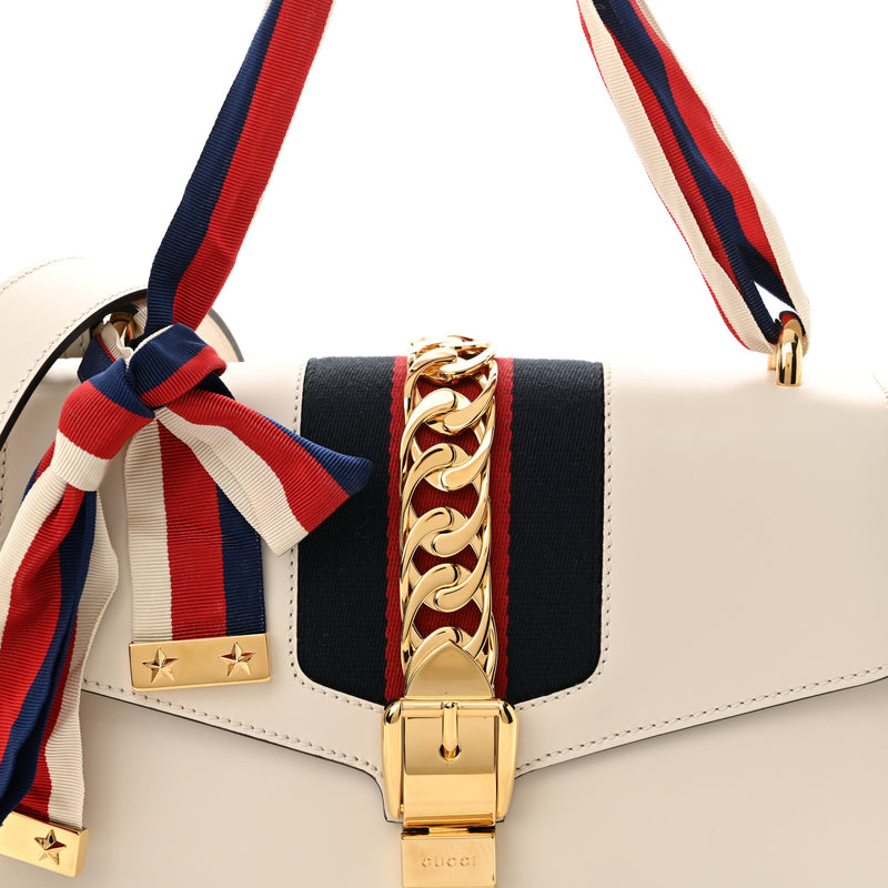 Gucci Calfskin Small Sylvie Shoulder Bag