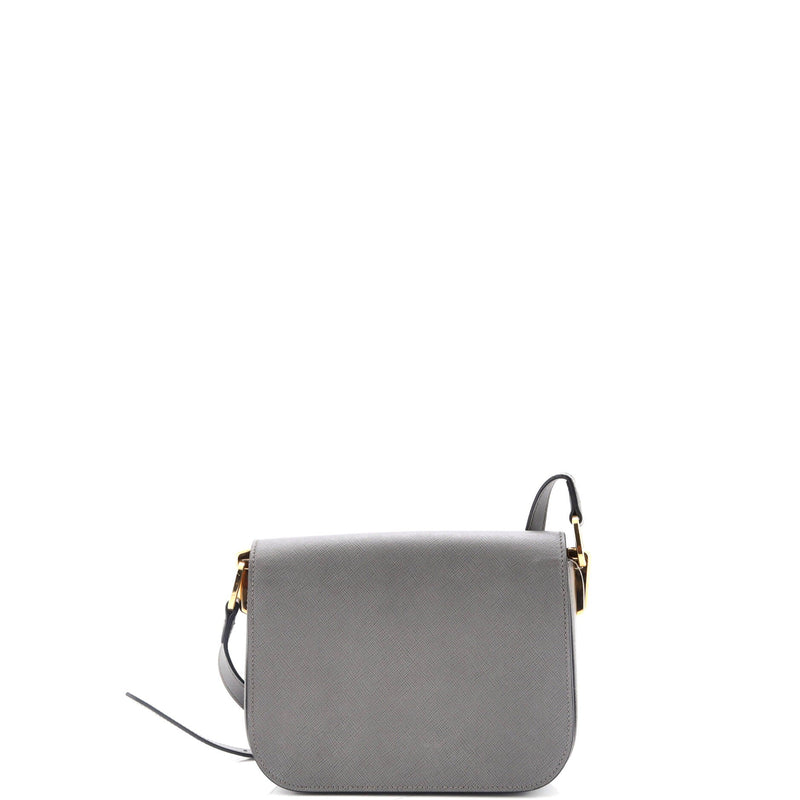 Prada Embleme Flap Bag Saffiano Leather