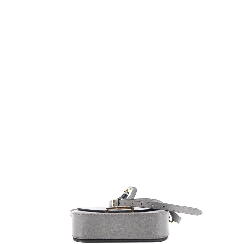 Prada Embleme Flap Bag Saffiano Leather