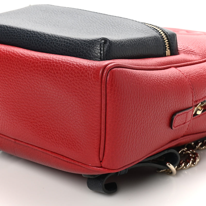 Gucci Pebbled Calfskin Bi-Color Soho