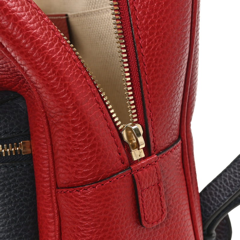 Gucci Pebbled Calfskin Bi-Color Soho