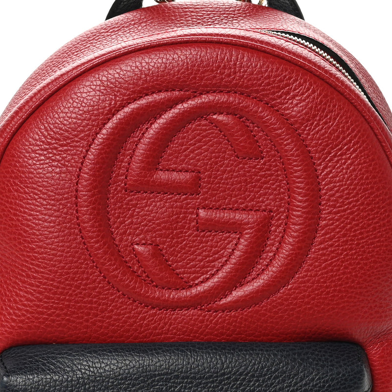 Gucci Pebbled Calfskin Bi-Color Soho