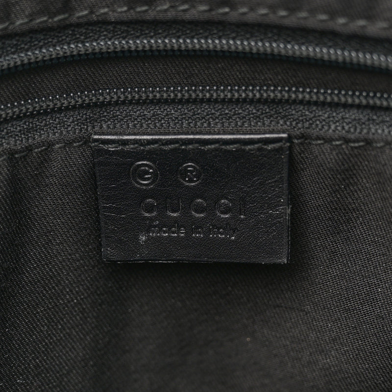 Gucci Denim Chain Bucket Tote Black