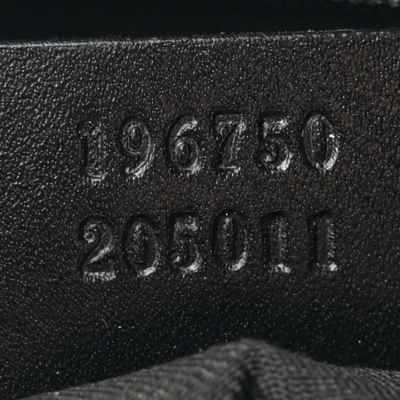 Gucci Denim Chain Bucket Tote Black