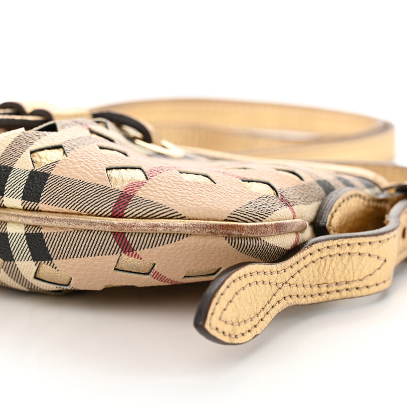Burberry Haymarket Check Perforated