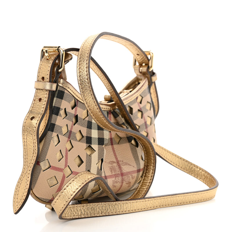 Burberry Haymarket Check Perforated