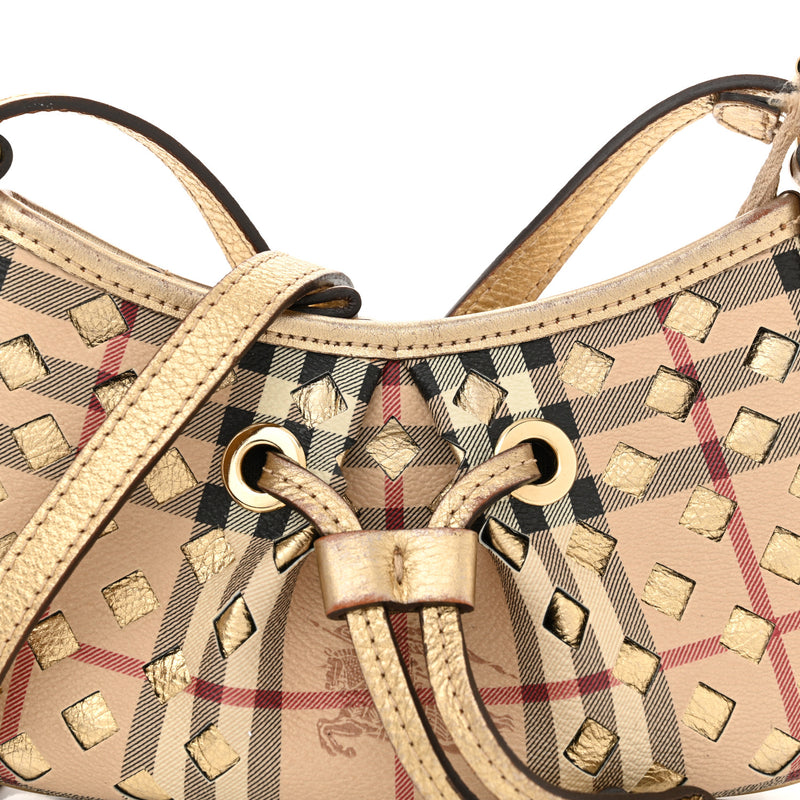 Burberry Haymarket Check Perforated