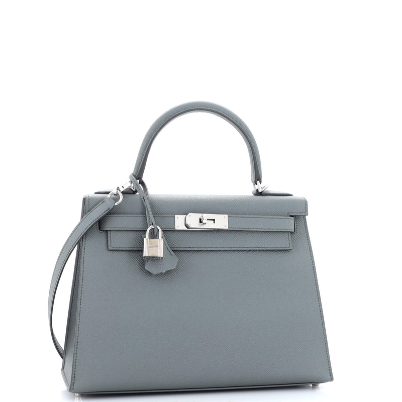 Hermes Kelly Handbag Vert Amande Epsom