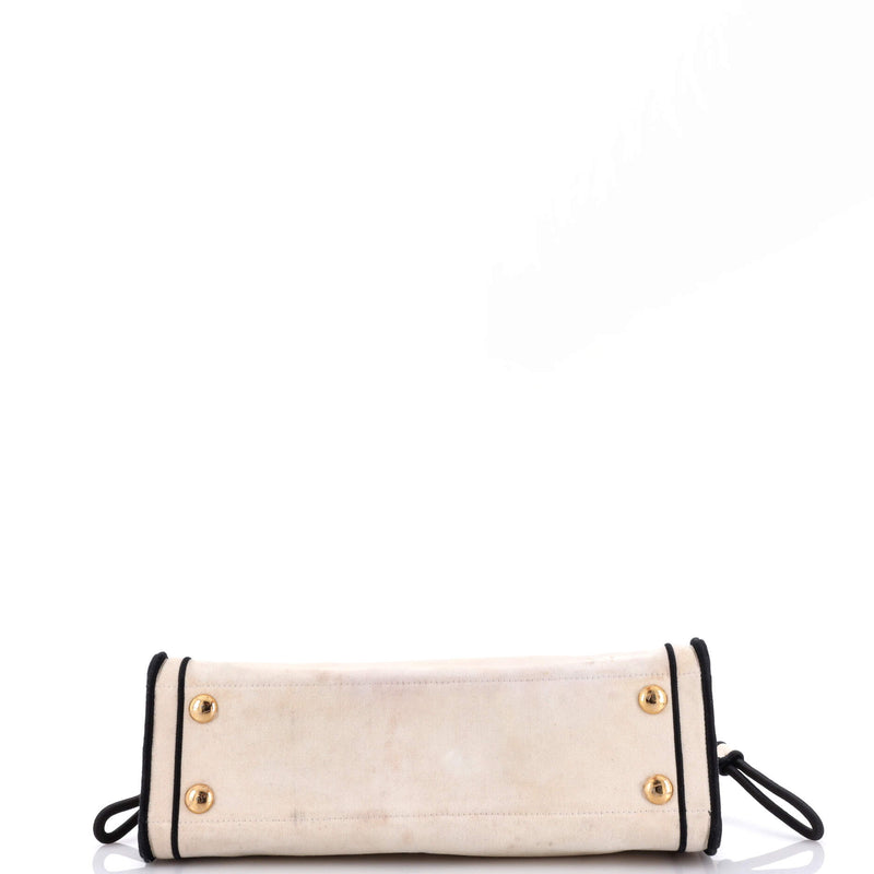 Fendi Roma Shopper Tote Canvas Small