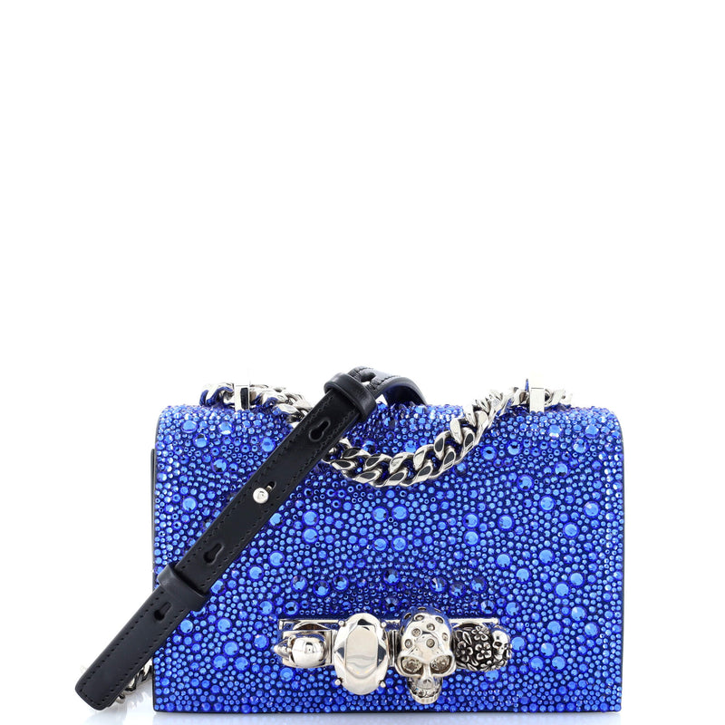 Alexander Mcqueen Jewelled Flap Satchel