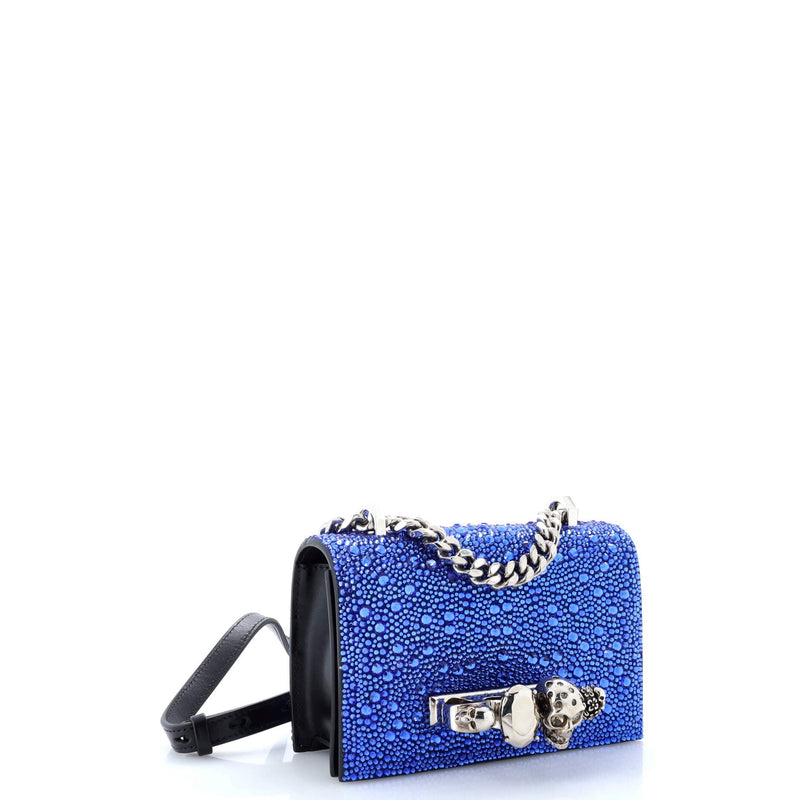 Alexander Mcqueen Jewelled Flap Satchel