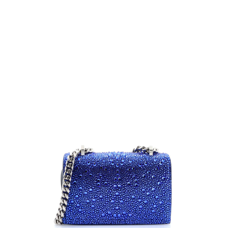 Alexander Mcqueen Jewelled Flap Satchel