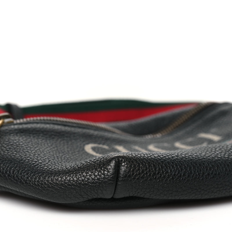 Gucci Grained Calfskin Small Logo Belt