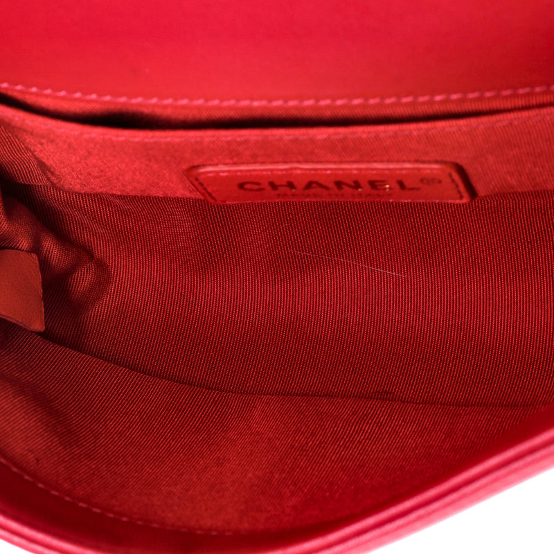 Chanel Boy Flap Bag Chevron Velvet Small