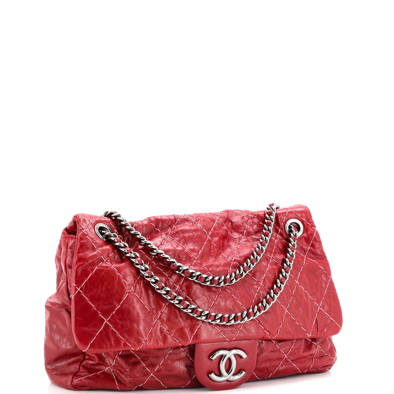 Chanel Double Stitch Flap Bag Quilted