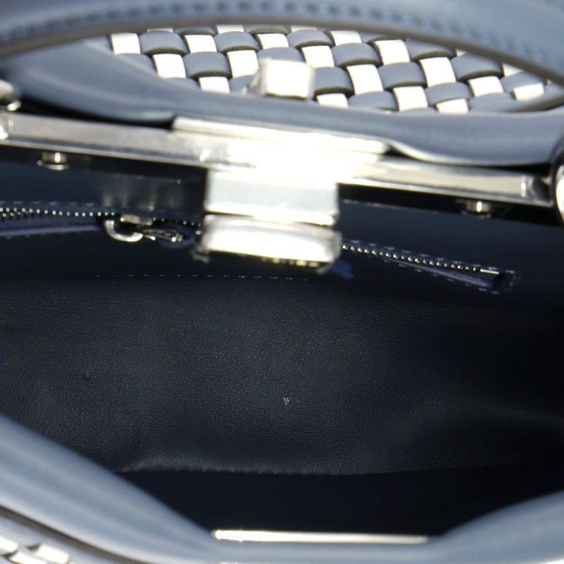 Fendi Peekaboo Bag Braided Leather Mini