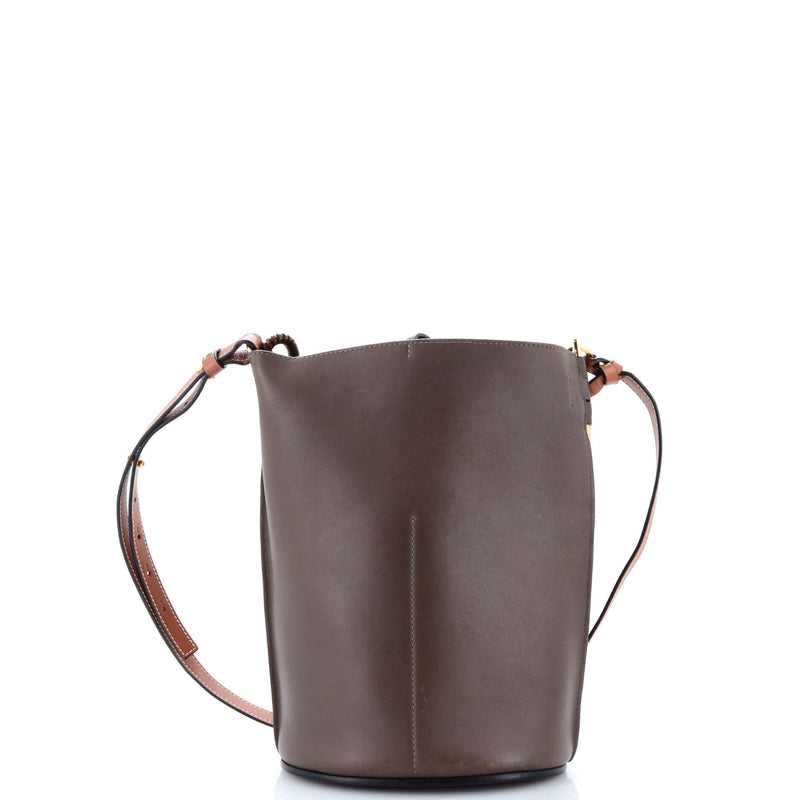 Loewe Gate Top Handle Bucket Bag Leather