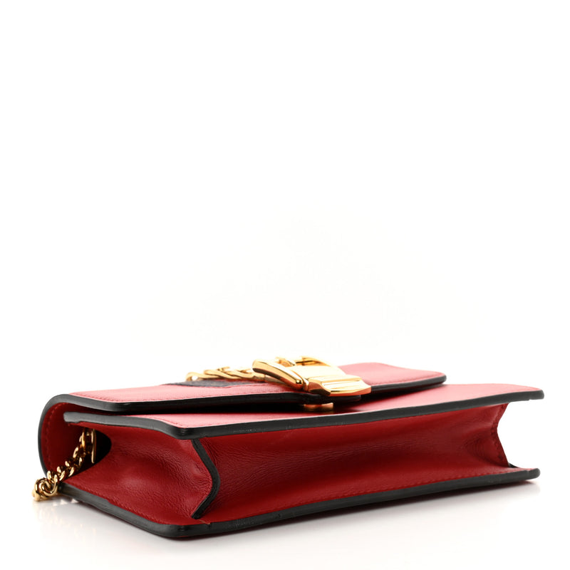 Gucci Calfskin Super Mini Sylvie Chain