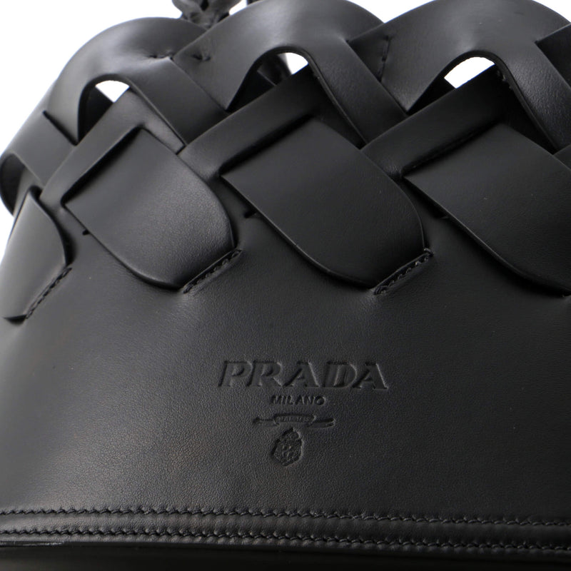 Prada Tress Tote Leather Small