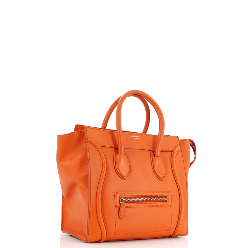 Celine Luggage Bag Smooth Leather Mini