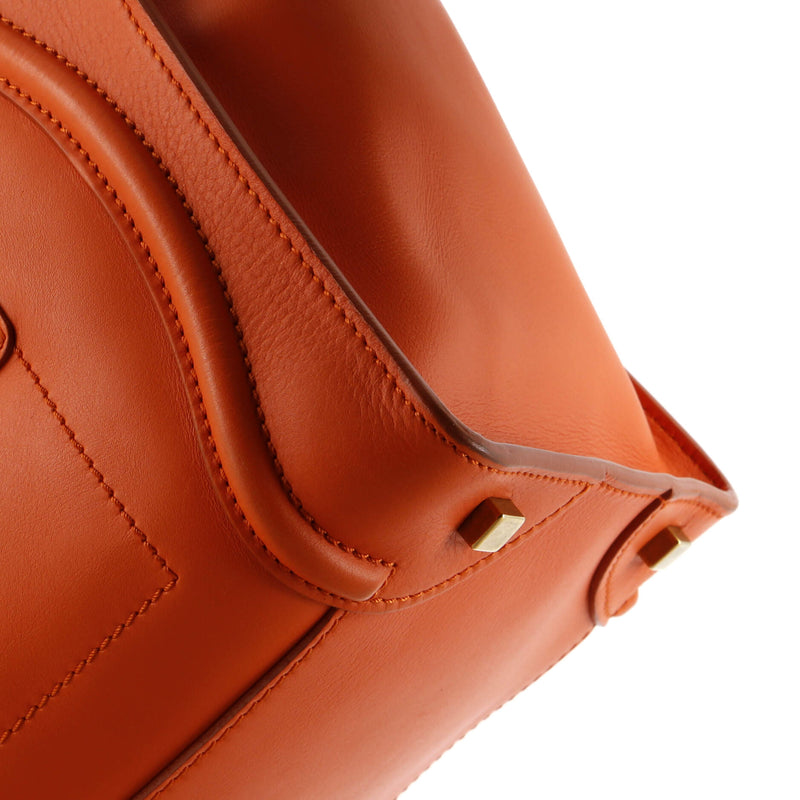 Celine Luggage Bag Smooth Leather Mini