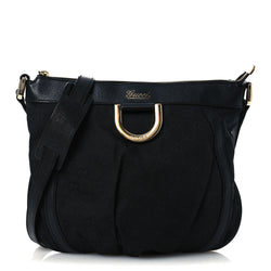 Gucci Small D Gold Ring Messenger Black