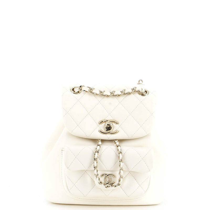 Chanel Duma Drawstring Backpack Quilted