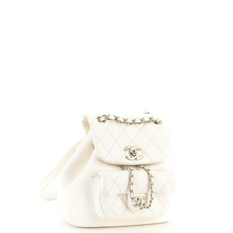 Chanel Duma Drawstring Backpack Quilted