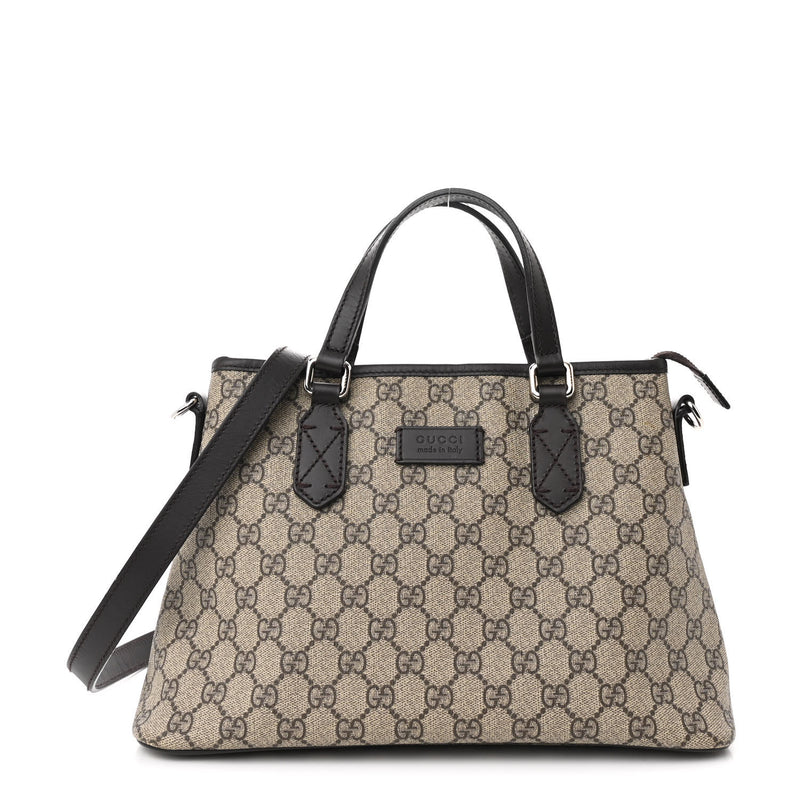 Gucci Gg Supreme Small Zippered Tote