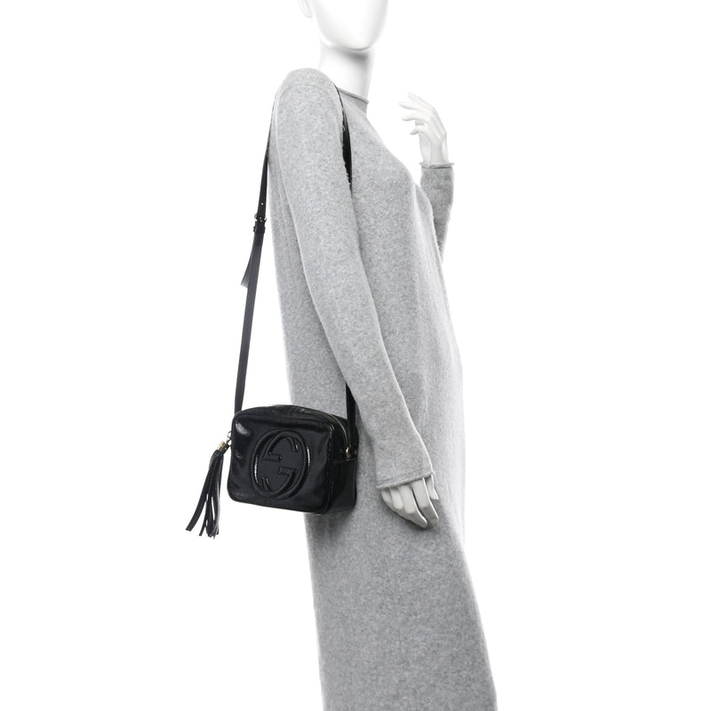 Gucci Soft Patent Small Soho Disco Bag